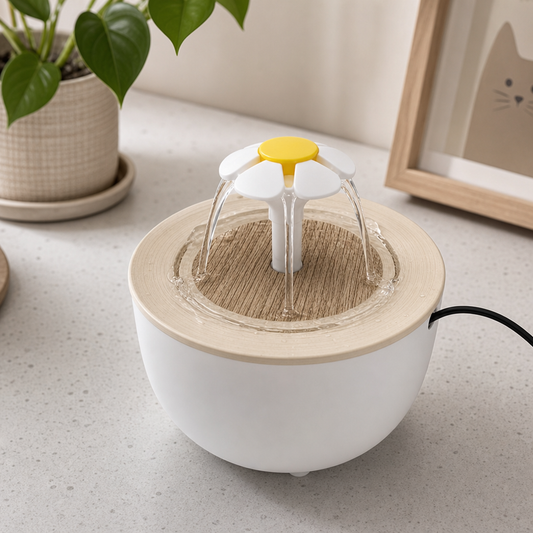 Silent Pet Water Fountain — 1200ml Filtered, Auto-Circulating